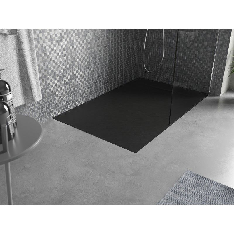 Mexen Otto rectangular shower tray SMC 140 x 90 cm, black - 4N709014