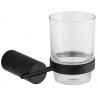 Mexen Aron toothbrush holder, black - 7088138-70
