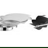 Mexen Aron soap dish, Black/Chrome - 7088139-07