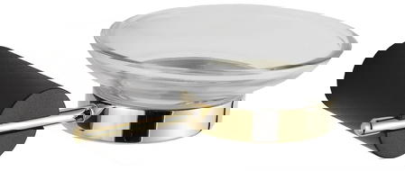 Mexen Aron soap dish, Black/Gold - 7088139-57