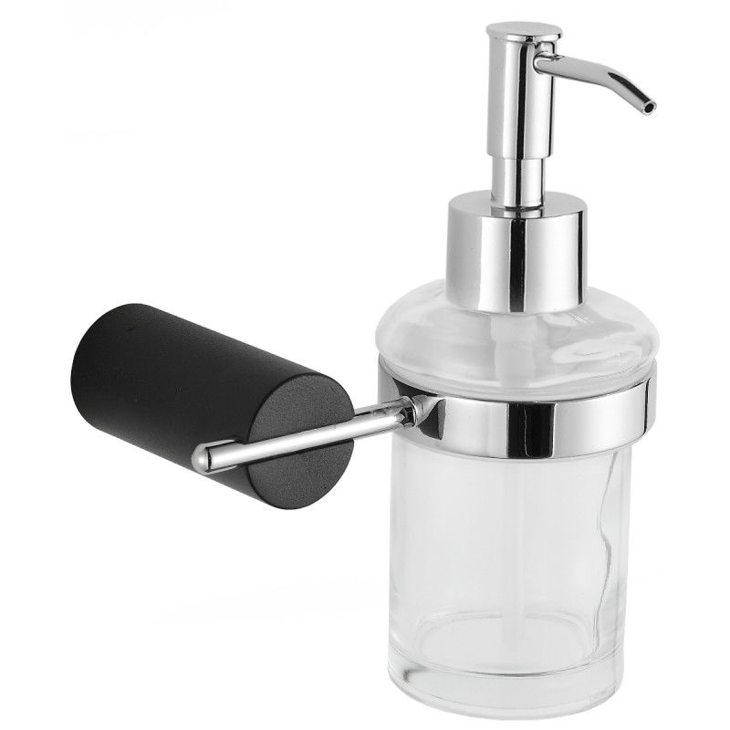 Mexen Aron soap dispenser, Black/Chrome - 70881388-07