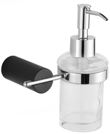 Mexen Aron soap dispenser, Black/Chrome - 70881388-07