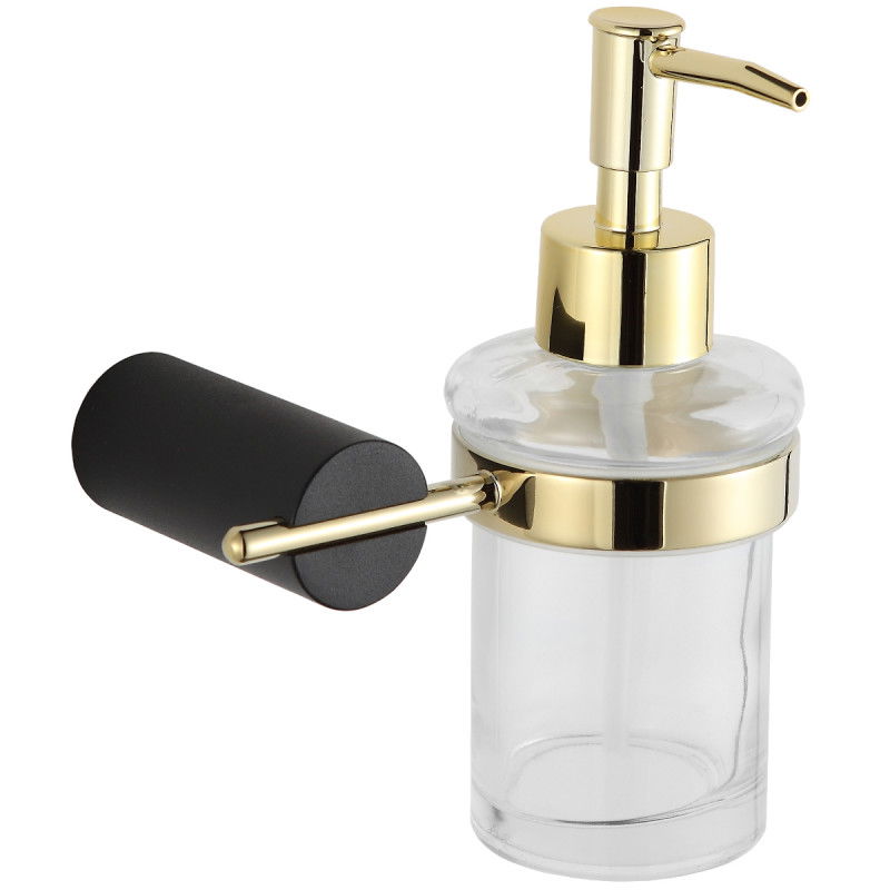 Mexen Aron soap dispenser, Black/Gold - 70881388-57