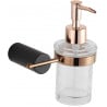 Mexen Aron soap dispenser, Black/Rose gold - 70881388-67