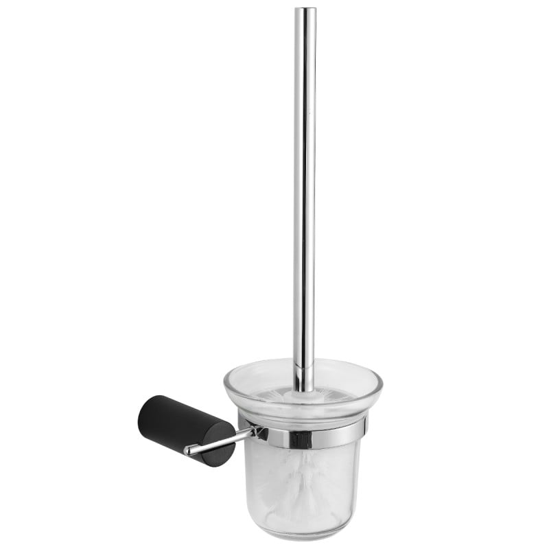 Mexen Aron toilet brush, Black/Chrome - 7088150-07