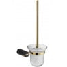 Mexen Aron toilet brush, Black/Gold - 7088150-57