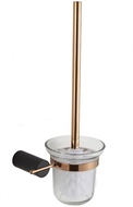 Mexen Aron toilet brush, Black/Rose gold - 7088150-67