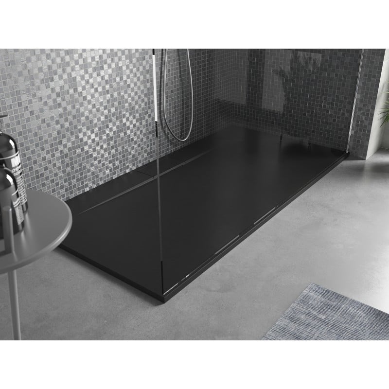 Mexen Egon rectangular SMC shower tray 200 x 80 cm, black - 4R708020