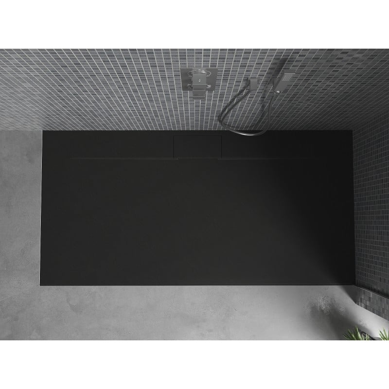Mexen Egon rectangular shower tray SMC 160 x 90 cm, black - 4R709016