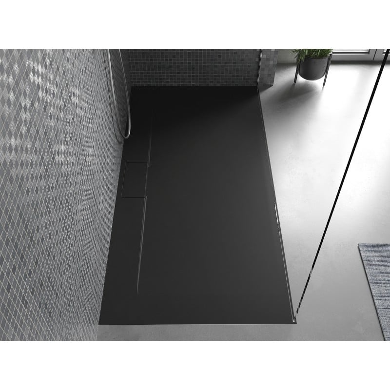 Mexen Egon rectangular shower tray SMC 160 x 90 cm, black - 4R709016