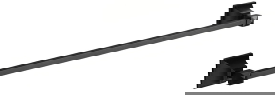 Mexen Dalia towel hanger, Black - 7017324-70