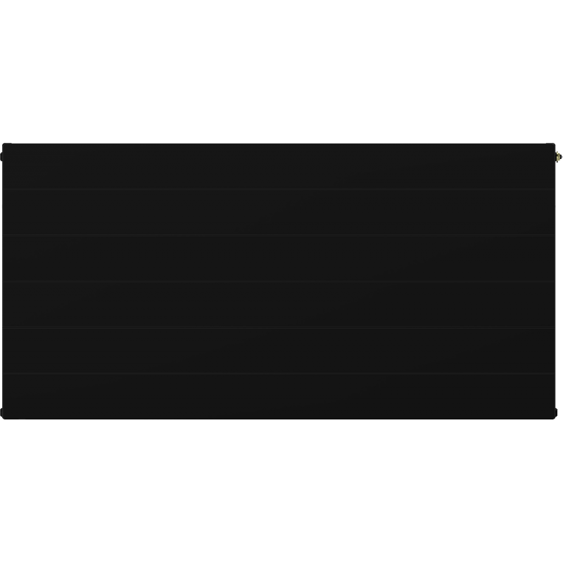 Mexen Line CCL22 panel radiator 500 x 900 mm, central bottom connection, 1228 W, black - W6C22L-050-090-70