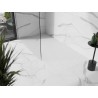 Mexen Stone+ rectangular composite shower tray 180 x 70 cm, white, white cover - 44107018-W