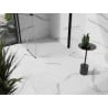 Mexen Stone+ composite shower tray square 80 x 80 cm, white, white cover - 44108080-W