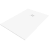 Mexen Stone+ rectangular composite shower tray 130 x 80 cm, white, white covering - 44108013-W