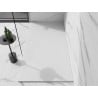 Mexen Stone+ rectangular composite shower tray 200 x 80 cm, white, white cover - 44108020-W