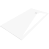 Mexen Stone+ rectangular composite shower tray 180 x 80 cm, white, white cover - 44108018-W