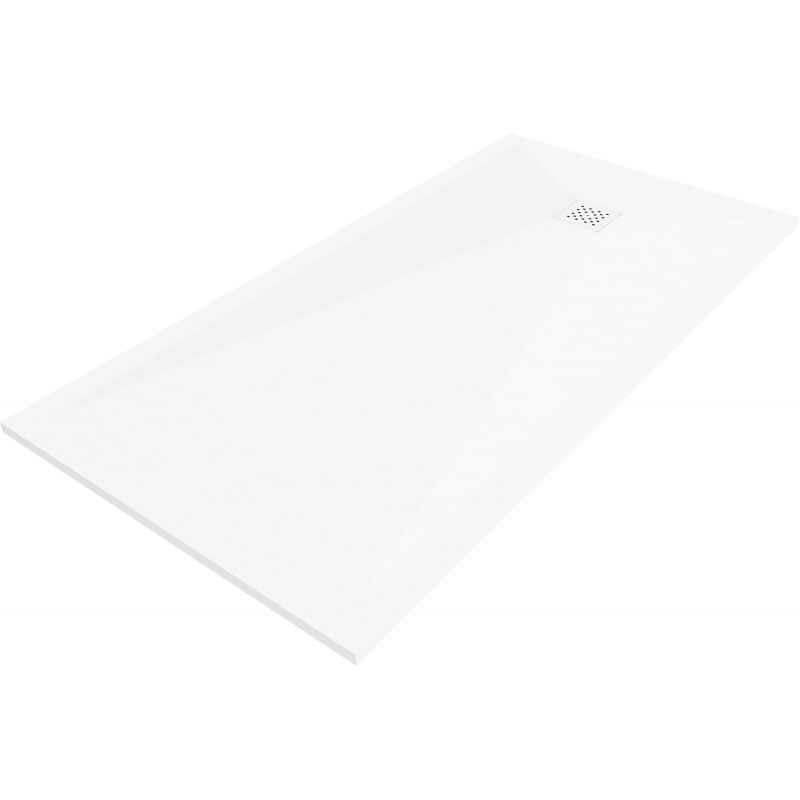 Mexen Stone+ Composite Shower Tray Rectangular 200 x 100 cm, White, White Cover - 44101020-W
