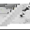 Mexen Stone+ Composite Shower Tray Square 100 x 100 cm, White, Gold Cover - 44101010-G