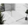 Mexen Stone+ composite rectangular shower tray 160 x 80 cm, white, gold cover - 44108016-G