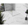 Mexen Stone+ rectangular composite shower tray 140 x 70 cm, white, gold cover - 44107014-G