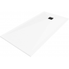 Mexen Stone+ rectangular composite shower tray 180 x 90 cm, white, black cover - 44109018-B