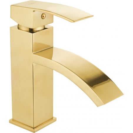Mexen Libra sink tap, gold - 745100-50