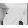 Mexen Stone+ composite rectangular shower tray 140 x 70 cm, white, black cover - 44107014-B