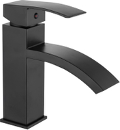 Mexen Libra washbasin faucet, black - 745100-70