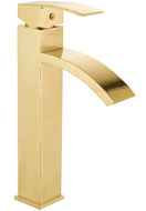 Mexen Libra high washbasin faucet, gold - 745110-50
