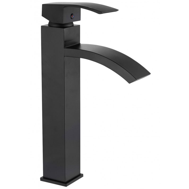 Mexen Libra high washbasin mixer tap, Black - 745110-70