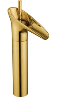 Mexen Orion high washbasin mixer tap, Gold - 745510-50