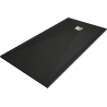 Mexen Stone+ rectangular composite shower tray 180 x 100 cm, black, gold cover - 44701018-G