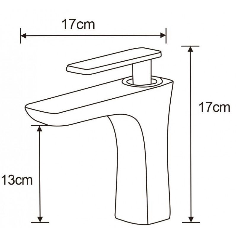 Mexen Indus sink tap, black - 744600-70