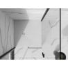 Mexen Stone+ composite shower tray square 80 x 80 cm, white, white cover - 44108080-W