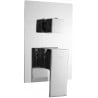 Mexen Uno flush-mounted bathtub mixer tap, Chrome - 71435-00