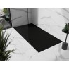 Mexen Stone+ rectangular composite shower tray 200 x 100 cm, black, black cover - 44701020-B