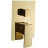 Mexen Uno recessed bath tap, gold - 71435-50