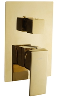 Mexen Uno built-in bathtub-shower faucet, gold - 71435-50