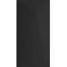 Mexen Stone+ composite rectangular shower tray 180 x 80 cm, black, black cover - 44708018-B