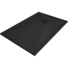 Mexen Stone+ rectangular composite shower tray 140 x 90 cm, black, black cover - 44709014-B