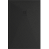 Mexen Stone+ rectangular composite shower tray 110 x 70 cm, black, black cover - 44707011-B