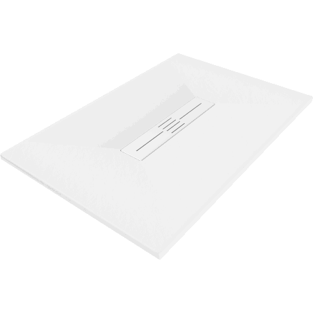 Mexen Toro Rectangular Shower Tray SMC 130 x 70 cm, White, White Cover - 43107013-W