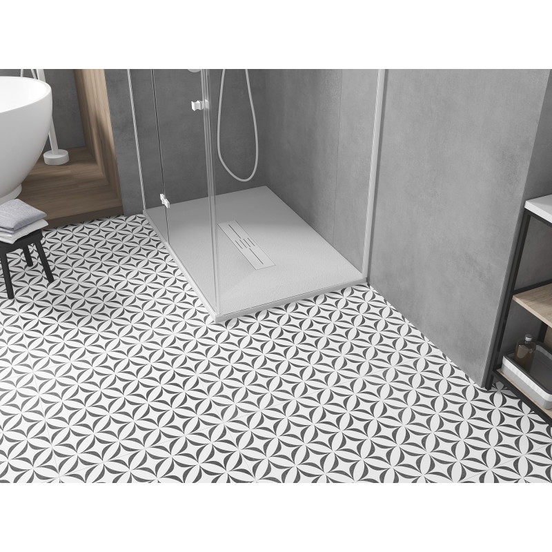 Mexen Toro Rectangular SMC Shower Tray 120 x 70 cm, White, White Cover - 43107012-W