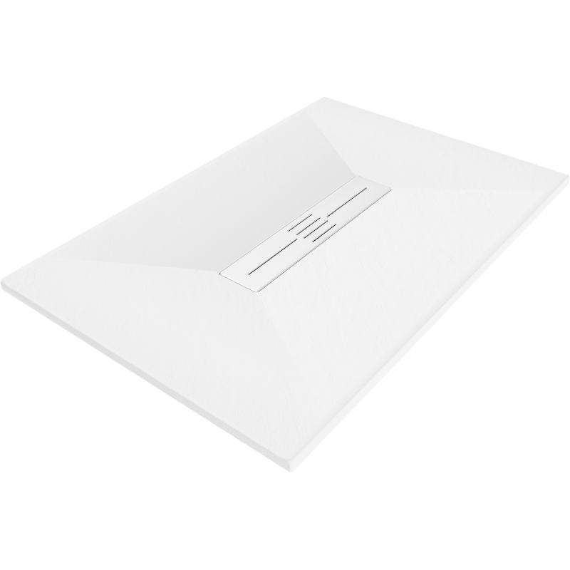 Mexen Toro rectangular shower tray SMC 110 x 80 cm, white, white cover - 43108011-W