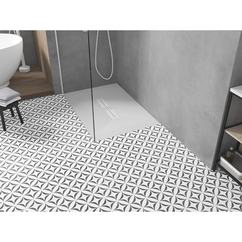 Mexen Toro rectangular shower tray SMC 110 x 80 cm, white, white cover - 43108011-W