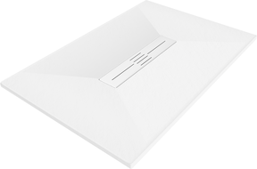 Mexen Toro rectangular SMC shower tray 130 x 80 cm, white, white cover - 43108013-W