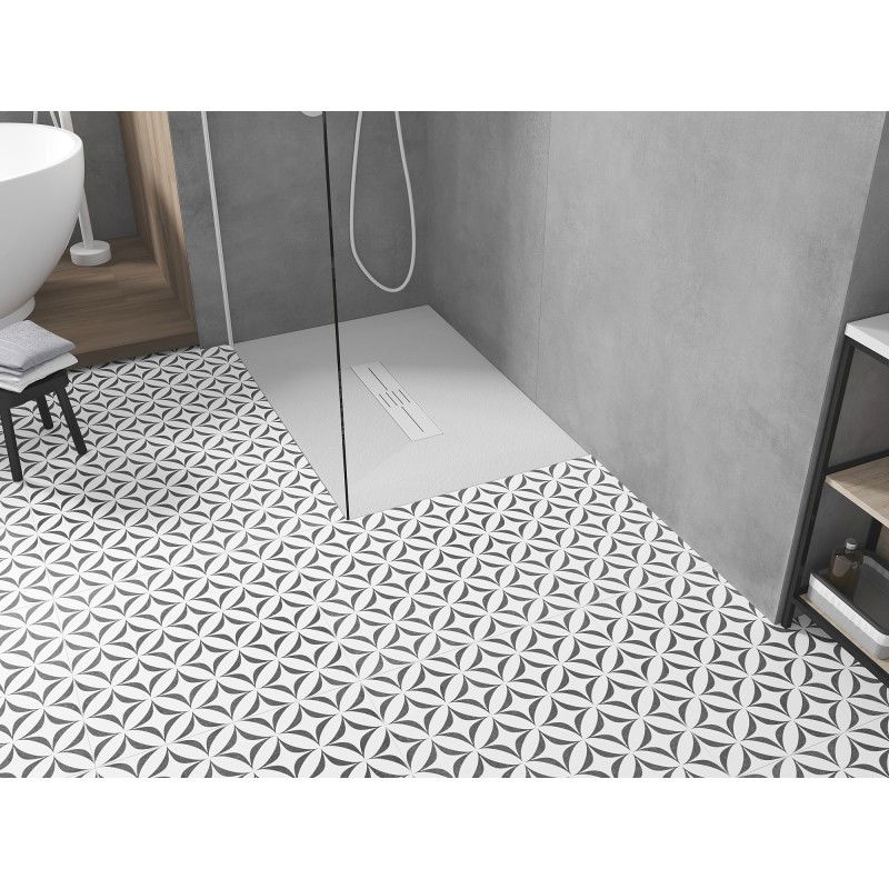 Mexen Toro rectangular shower tray SMC 140 x 80 cm, white, white cover - 43108014-W