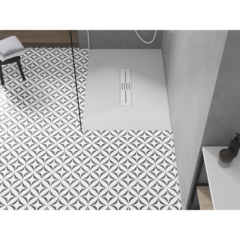 Mexen Toro rectangular shower tray SMC 120 x 80 cm, white, white cover - 43108012-W