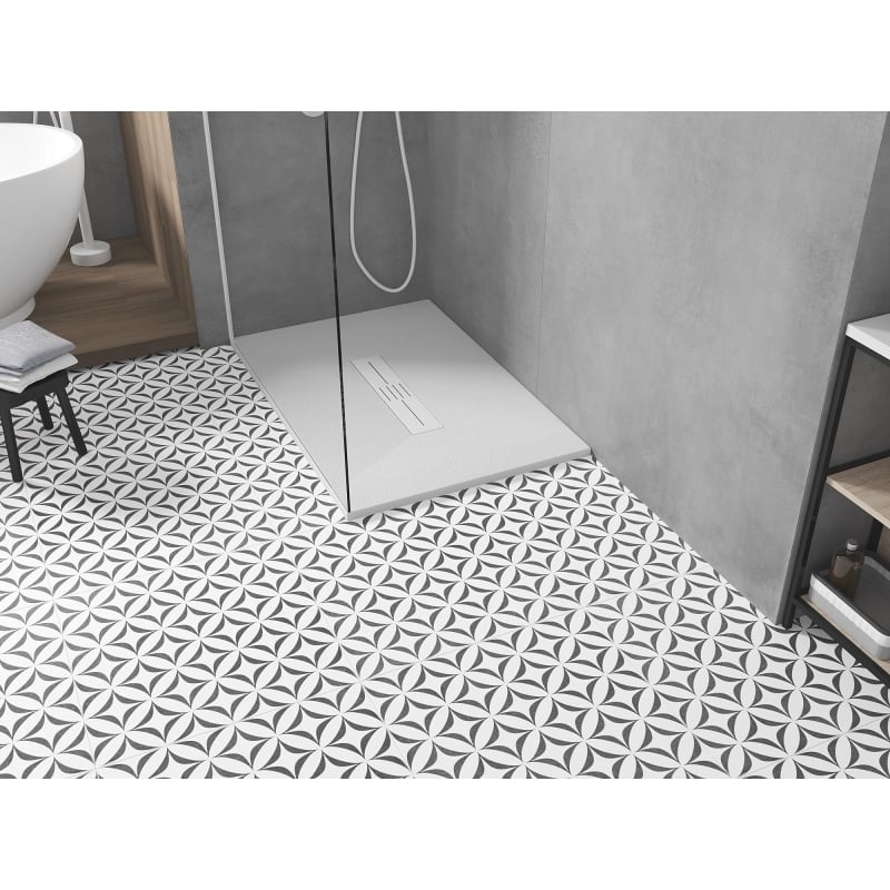 Mexen Toro rectangular SMC shower tray 110 x 90 cm, white, white cover - 43109011-W